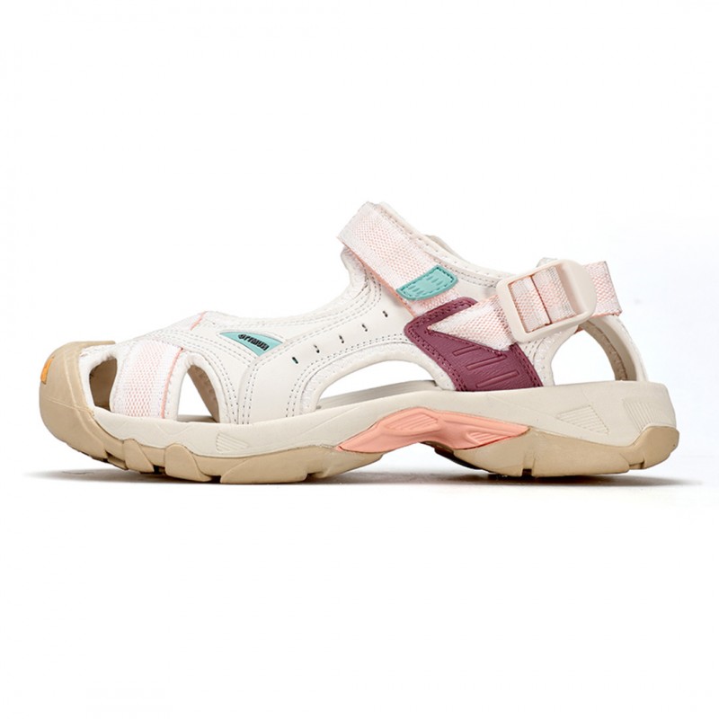 صندل طبیعت گردی زنانه هامتو سفید صورتی مدل HUMTTO HT9602-15