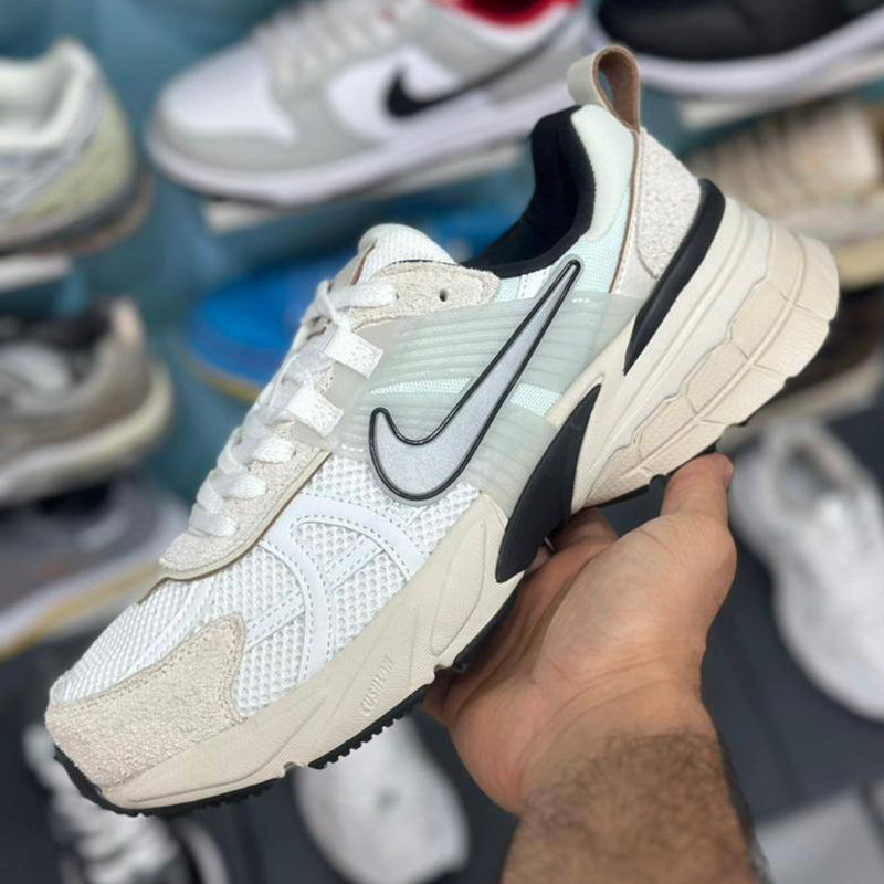 کفش نایک وی تو کی ران Nike V2K Run Summit White Light Orewood Brown