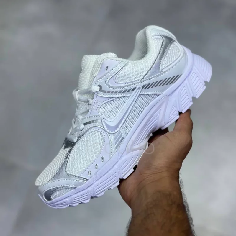 کفش نایک وی فایو آر ان آر سفید سیلور Nike V5 RNR White Black Metallic Silver