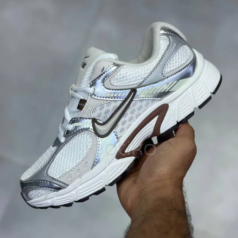 کفش نایک وی فایو آر ان آر سفید سیلور قهوه ای Nike V5 RNR Sail Fauna Brown Phantom Light Orewood Brown