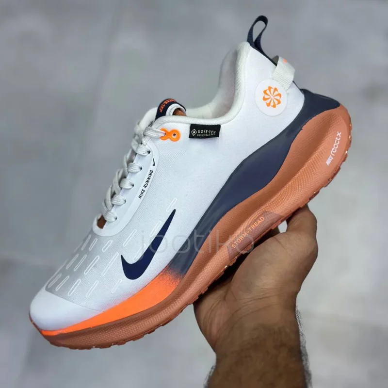کفش نایک ری‌اکت ایکس اینفینیتی ران ۴ گورتکس Nike ReactX Infinity Run 4 Gore-Tex Sail Total Orange