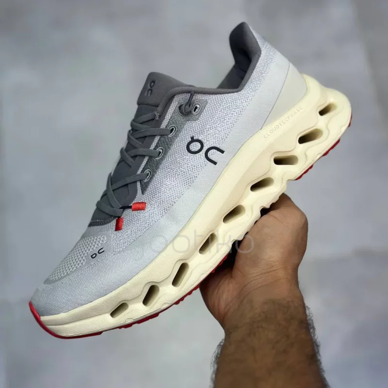 کتونی آن رانینگ کلودتیلت خاکستری کرم On Running Cloudtilt Rock Sand