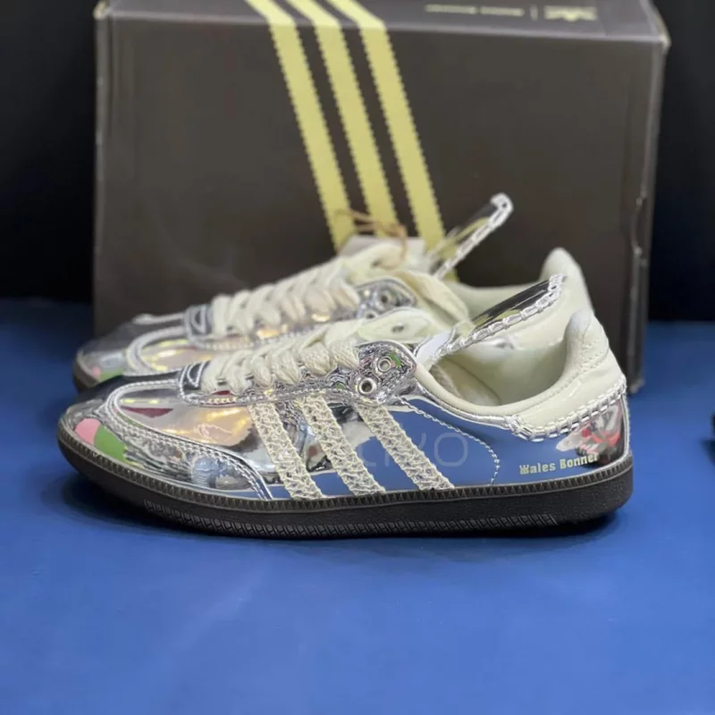 کفش آدیداس سامبا ولز بونر نقره‌ای adidas Samba Wales Bonner Silver