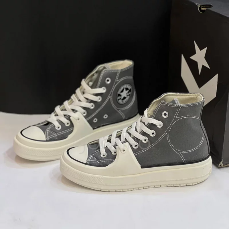کفش کانورس چاک تیلور آل استار کانستراکت های خاکستری Converse Chuck Taylor All Star Construct High Cyber Grey
