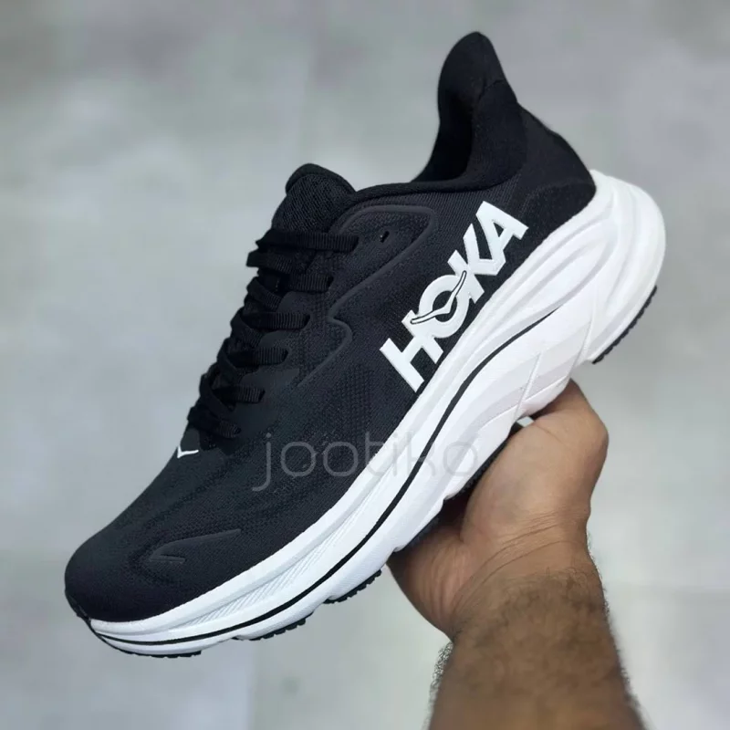 کفش هوکا کلیفتون 10 مشکی سفید Hoka Clifton 10 Black White