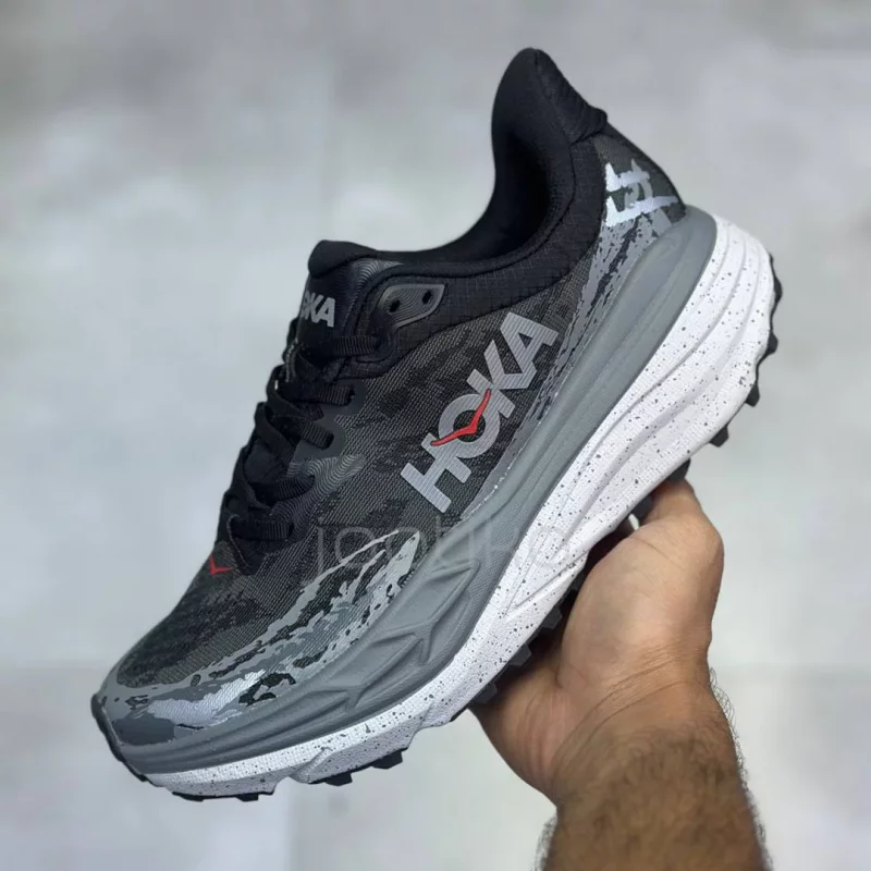 کفش هوکا استینسون 7 مشکی خاکستری Hoka Stinson 7 Black Outer Orbit