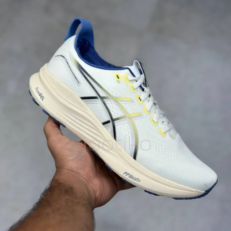 کفش ورزشی اسیکس ژل کایانو 32 GEL-KAYANO 32 Cream/Denim Blue