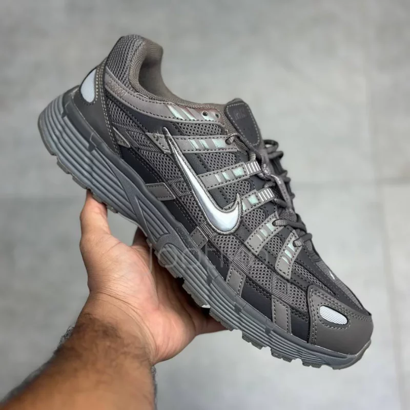 کفش نایک پی 6000 Nike P-6000 Cave Stone Medium Ash Flat Pewter Metallic Silver