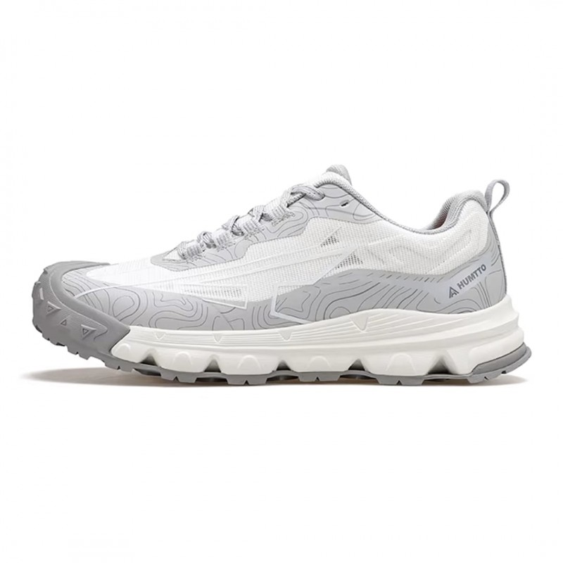 کفش پیاده روی هامتو طوسی سفید مدل HUMTTO 360279B-4
