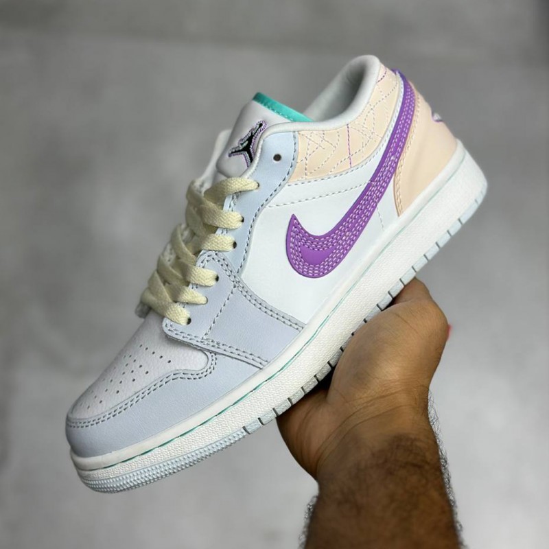 کفش جردن وان لو مولتی کالر ساشیکو Jordan 1 Low Multi-Color Sashiko