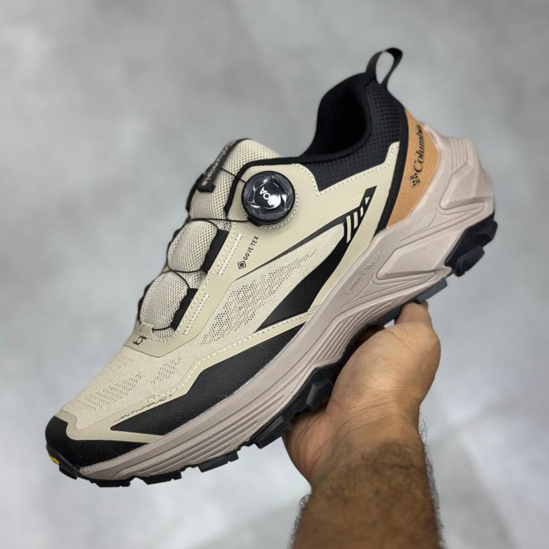 کفش کلمبیا تریل گورتکس بژ مشکی Columbia GORE-TEX Trail BOA