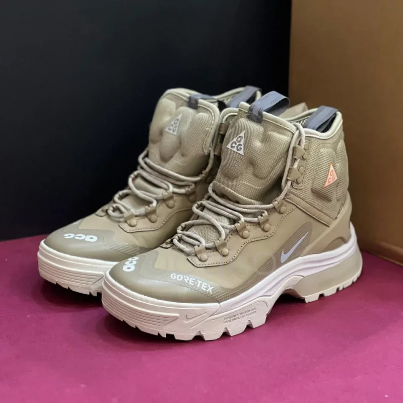 نایک ای سی جی ایر زوم گایادوم گورتکس خاکی Nike ACG Air Zoom Gaiadome Gore-Tex Khaki
