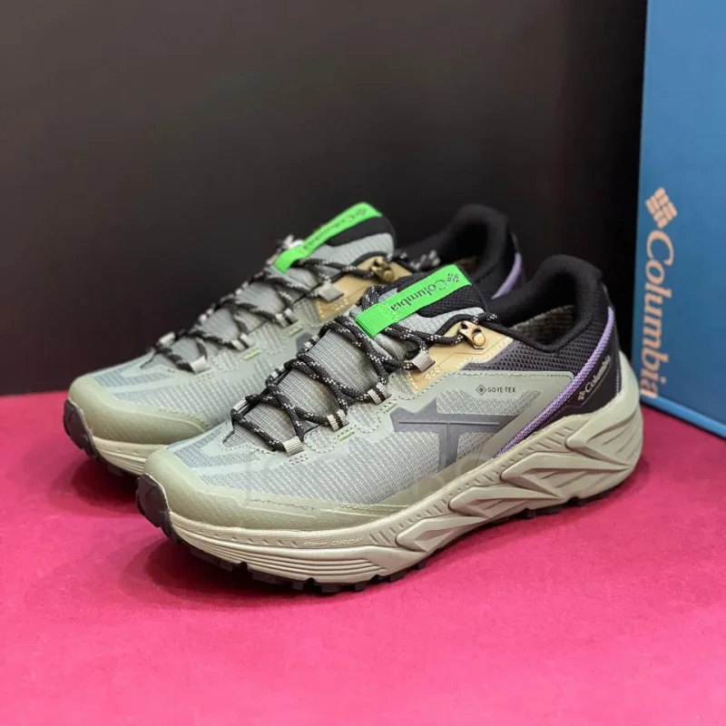 کلمبیا ویبرام مگا گریپ گورتکس سبز مایل به طوسی Columbia Vibram Mega Grip Gore-Tex