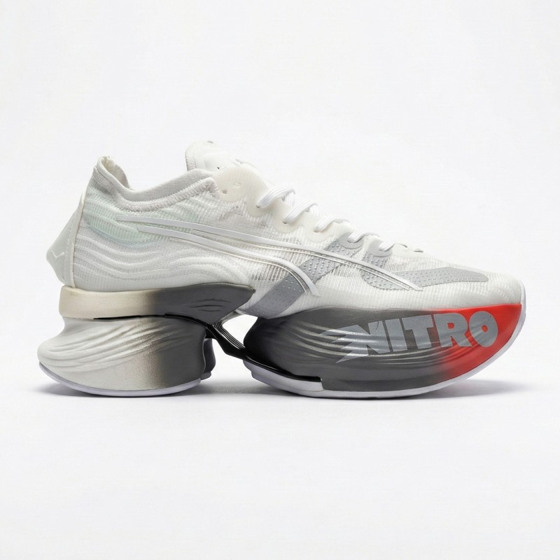 پوما فستروید نایترو سفید خاکستری Puma Fastroid Nitro White Silver Cherry Tomato 379068-04