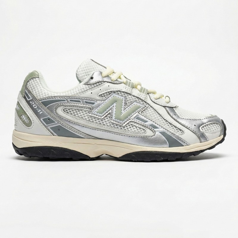 نیوبالانس 204 ال سیلور متالیک سیج گرین New Balance 204L Silver Metallic Sage Green U204LSWB