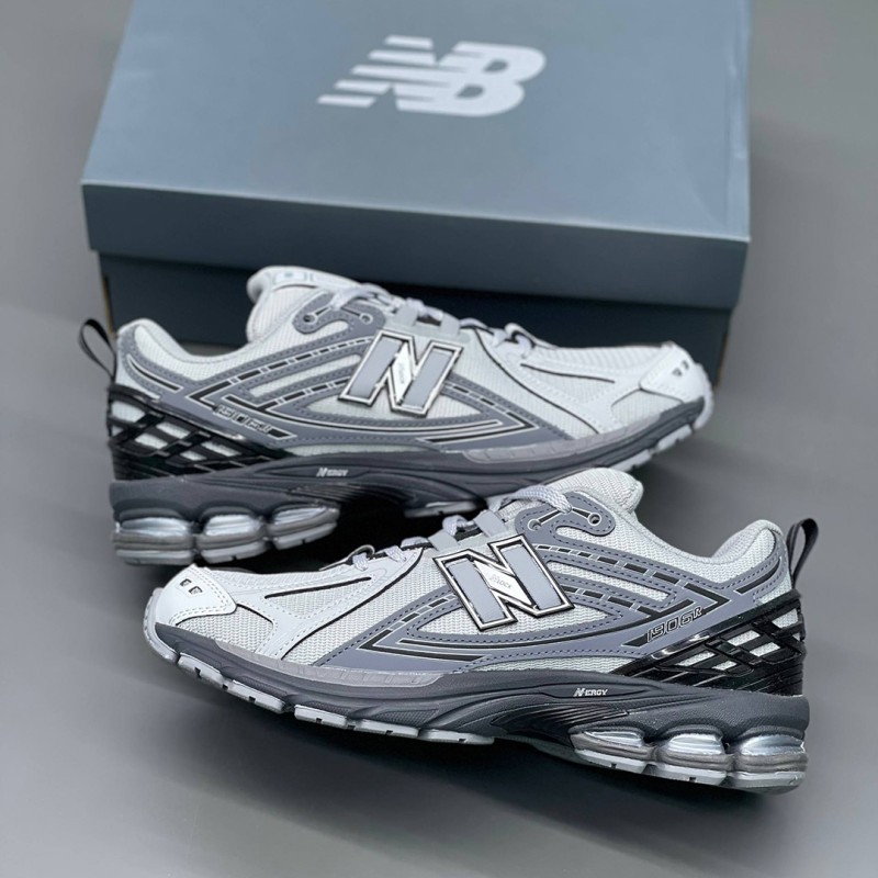 کفش نیوبالانس 1906 طوسی نقره‌ای مشکی New Balance 1906R Brighton Grey
