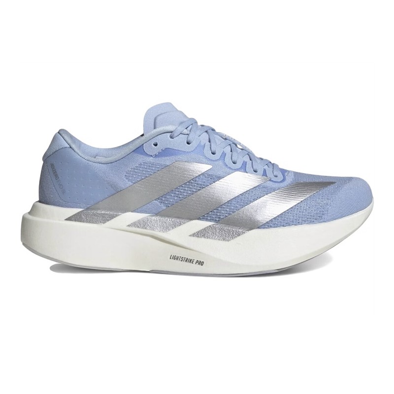 آدیداس آدیزیرو آبی نقره ای سفید adidas Adizero Evo SL Glow Blue JS4453