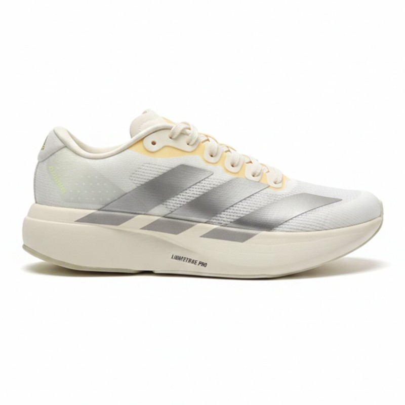 آدیداس آدیزیرو کرم نقره‌ای متالیک adidas Adizero Evo SL Wonder White JR5841