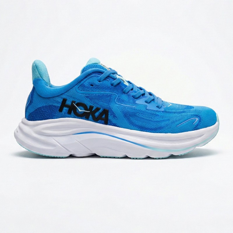 کفش هوکا کلیفتون 10 آبی سفید Hoka Clifton 10 Hoka Blue Skyward Blue