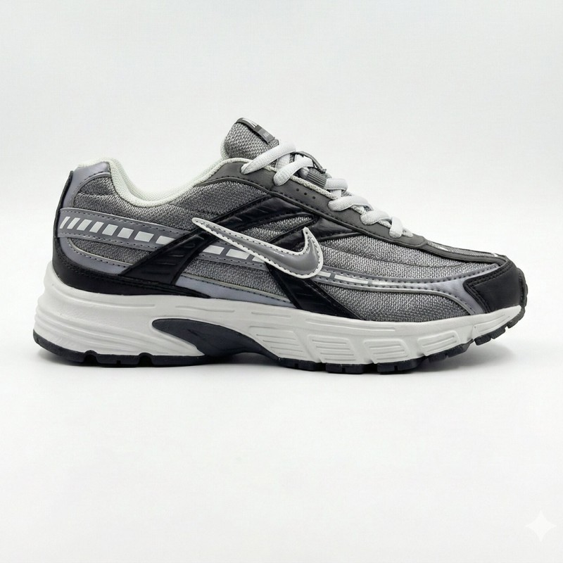 نایک اینیشیتور نقره‌ای خاکستری مشکی سفید Nike Initiator Anthracite Metallic Cool Grey IB3083-001