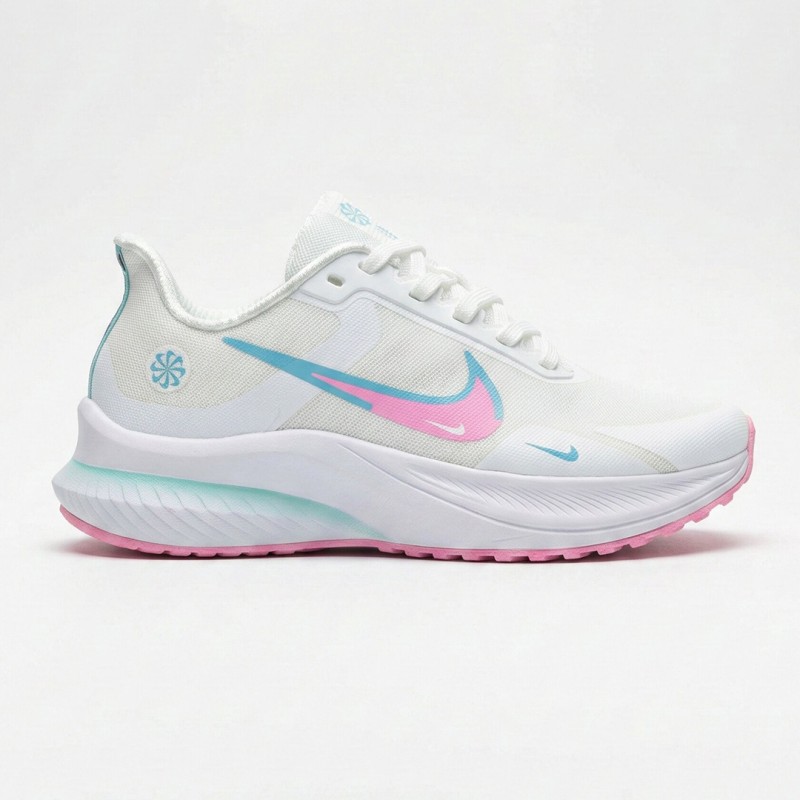 نایک زوم ایکس سفید آبی صورتی روشن Nike Zoom X