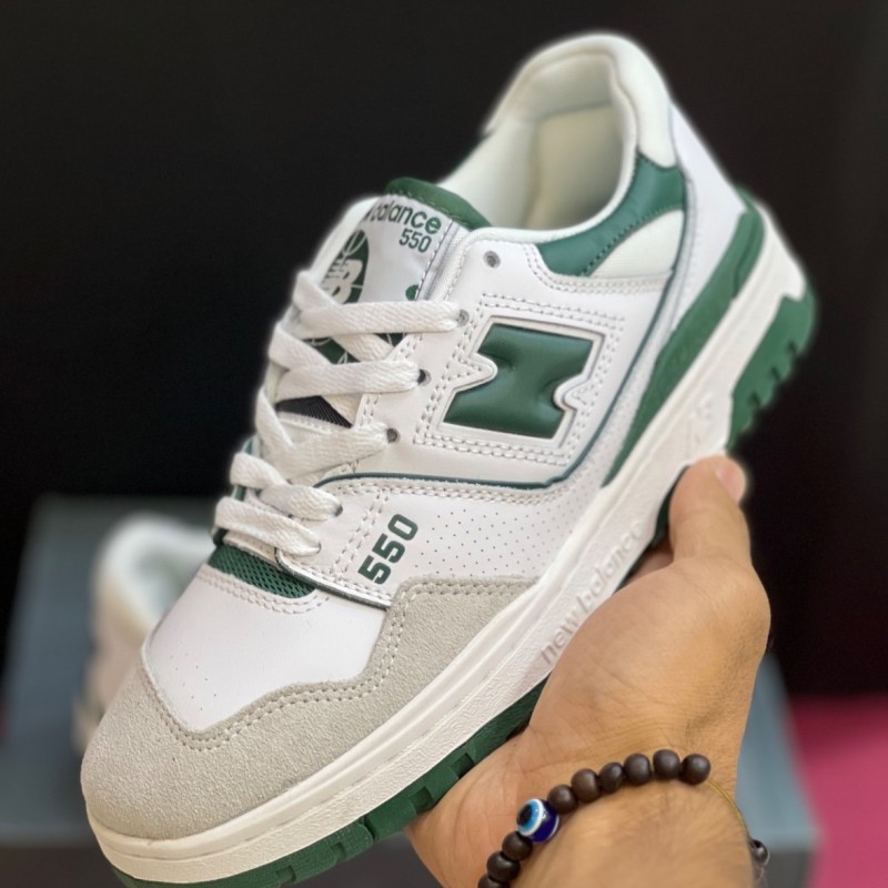 کفش نیوبالانس 550 New Balance 550 White Green