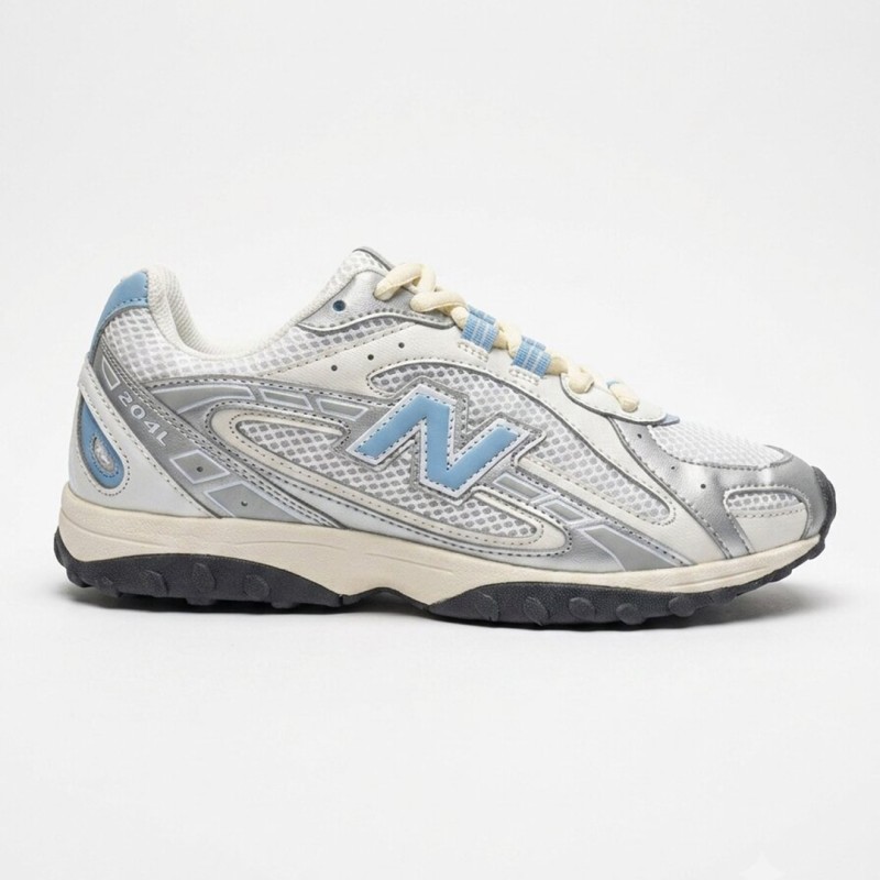 نیوبالانس 204 ال سیلور سفید آبی New Balance 204L U204LSWC