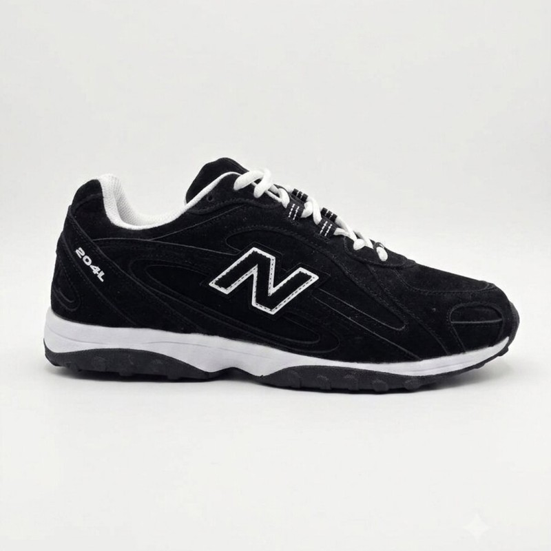 نیوبالانس 204 ال مشکی سفید New Balance 204L