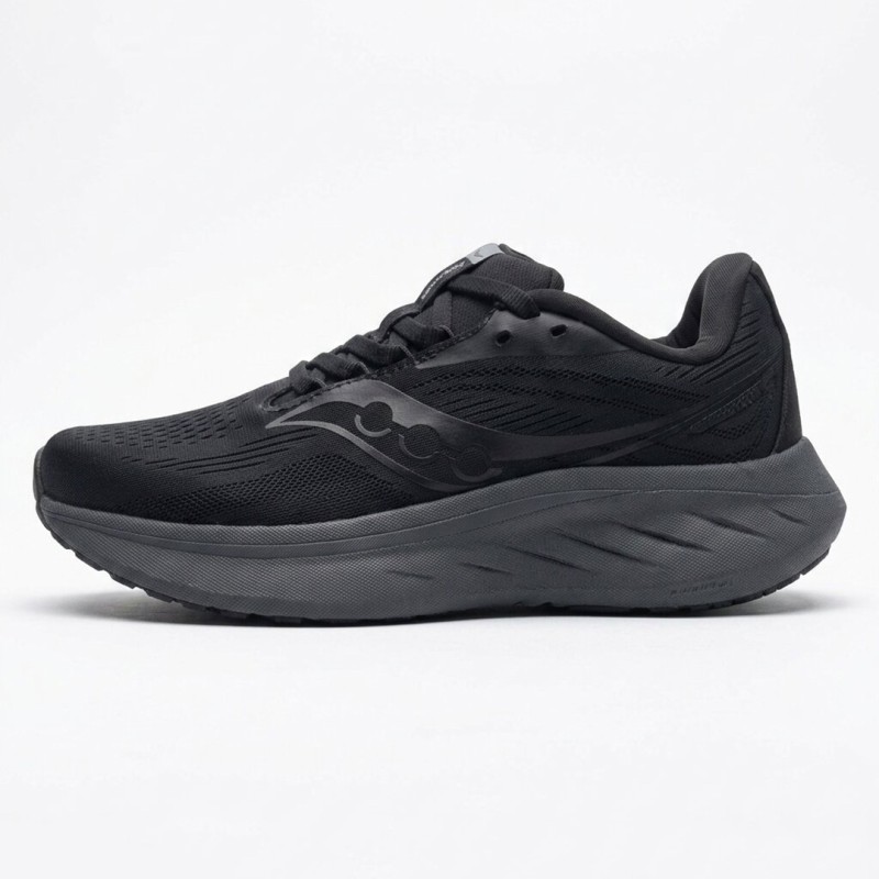ساکنی راید 18 مشکی طوسی Saucony Ride 18