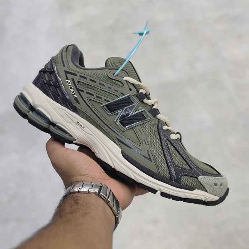 کفش نیوبالانس 1906 سبز زیتونی New Balance 1906R Camo Olive