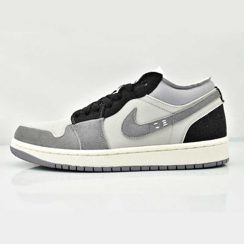 نایک جردن وان Nike Air Jordan 1 Low Craft Black Tech Grey