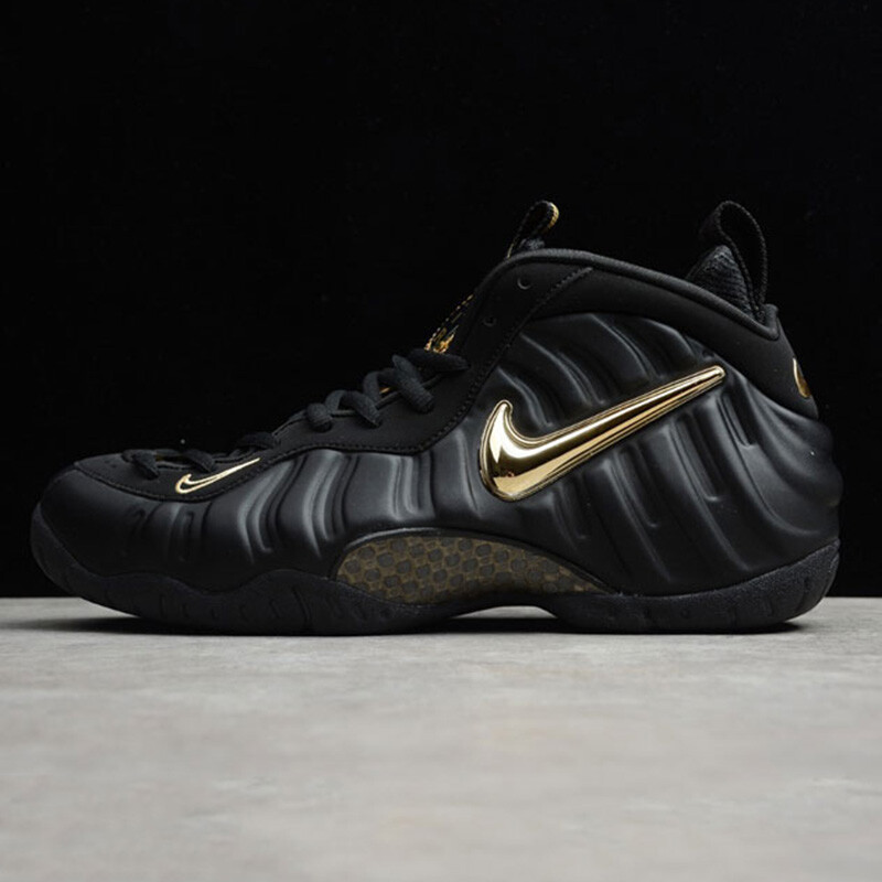 نایک ایر فومپوزیت Nike Air Foamposite Pro Black Metallic Gold