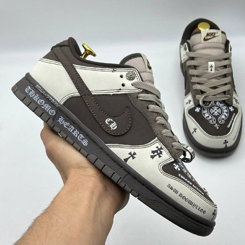 نایک دانک کروم هارتز NIKE DUNK LOW CHROME HEARTS