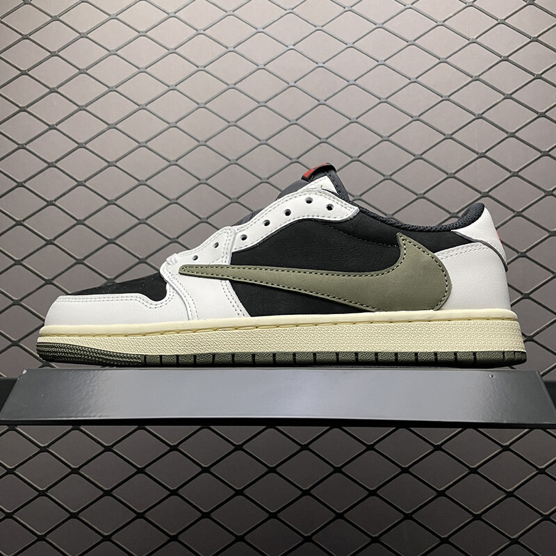 جردن وان تراویس اسکات Jordan 1 Retro Low OG SP Travis Scott Olive