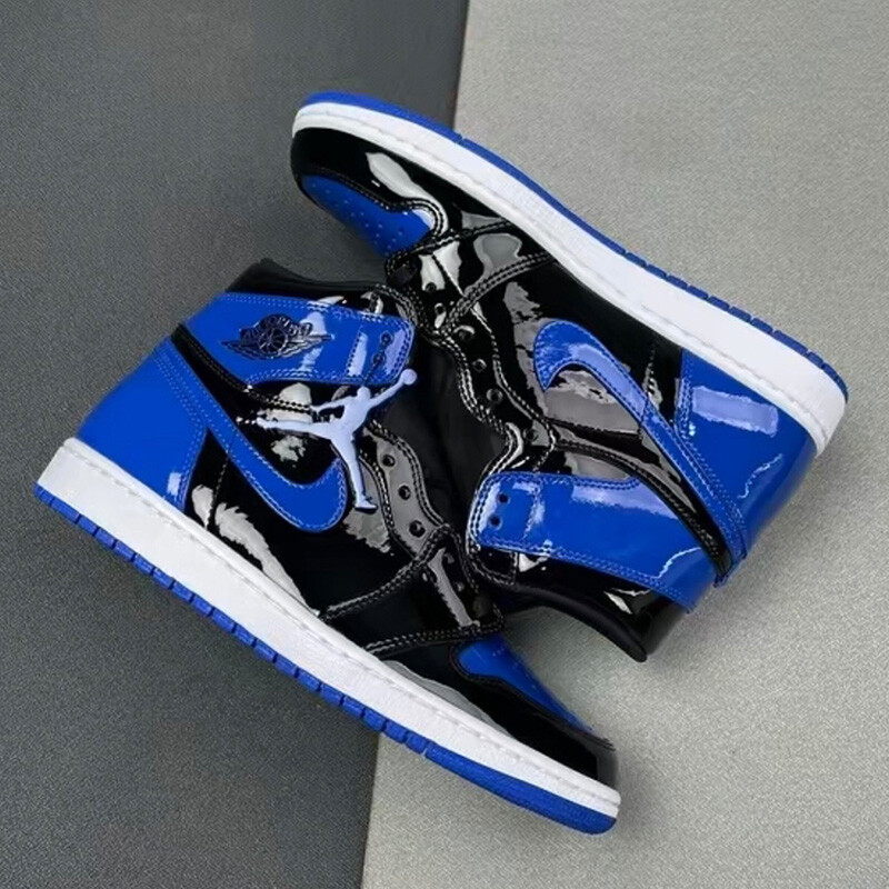 نایک جردن وان Air Jordan 1 High OG Leather Patent Royal