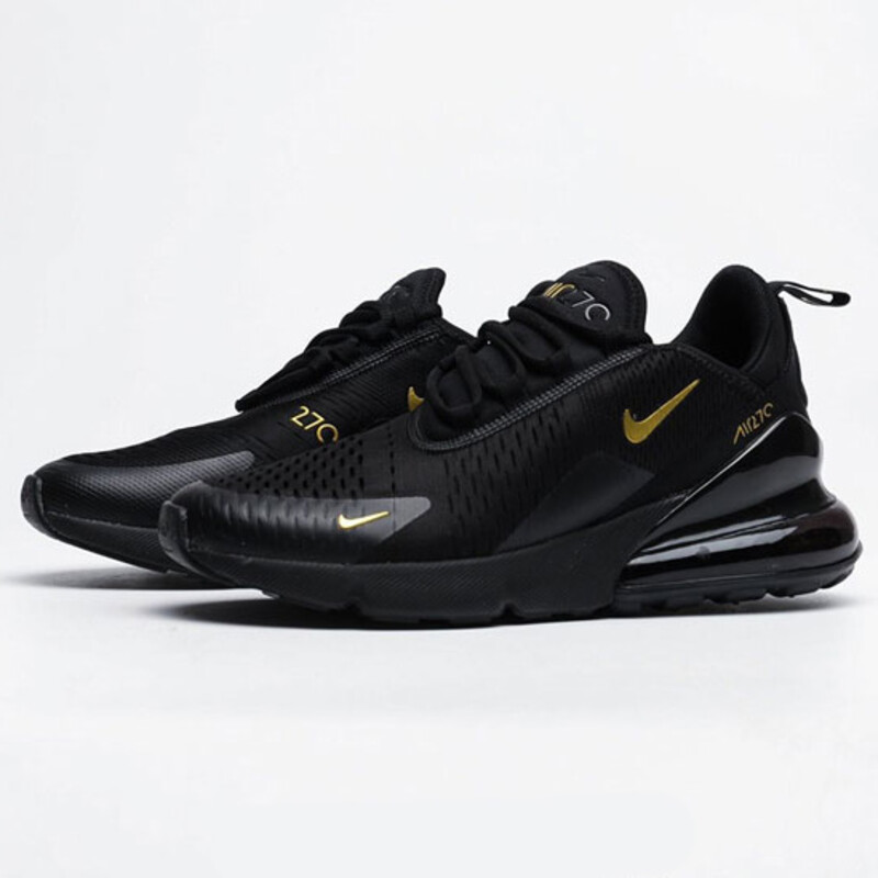 کفش نایکی ایرمکس 270 Nike Air Max مشکی طلایی