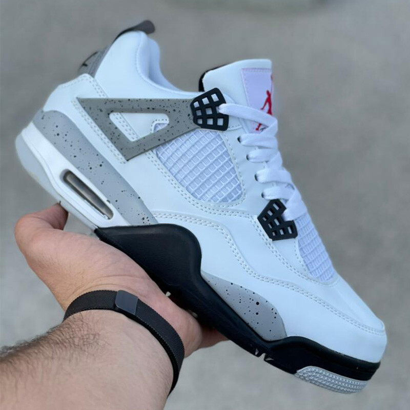 نایک جردن 4 رترو وایت سمنت Jordan 4 Retro White Cement