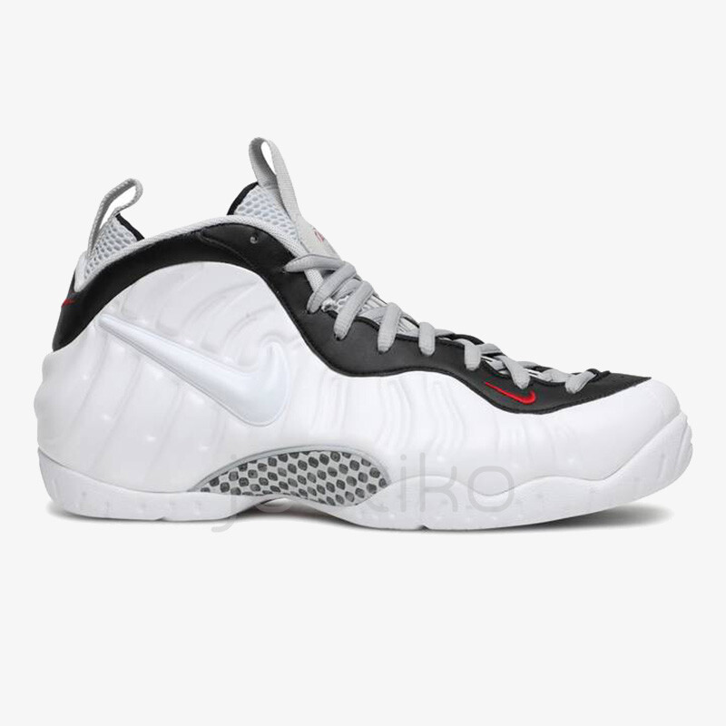 نایک ایر فومپوزیت Nike Air Foamposite Pro White Black University Red