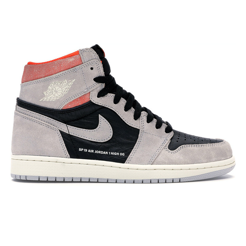 نایک جردن وان نچرال گری هایپر کریمسون Jordan 1 Neutral Grey Hyper Crimson