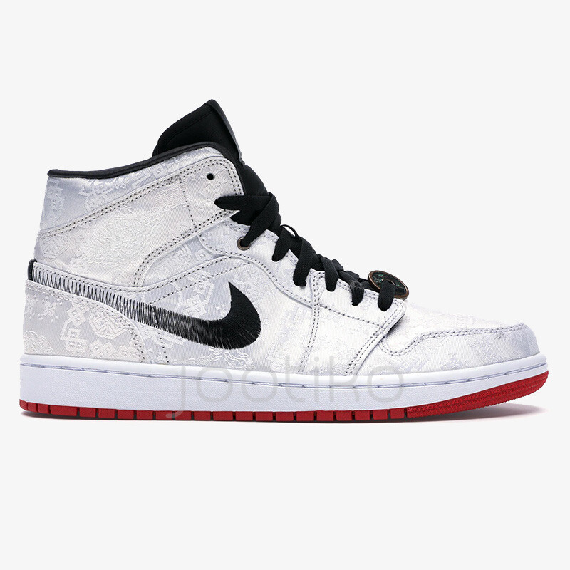 جردن وان فیرلس ادیسون Jordan 1 Mid Fearless Edison Chen CLOT
