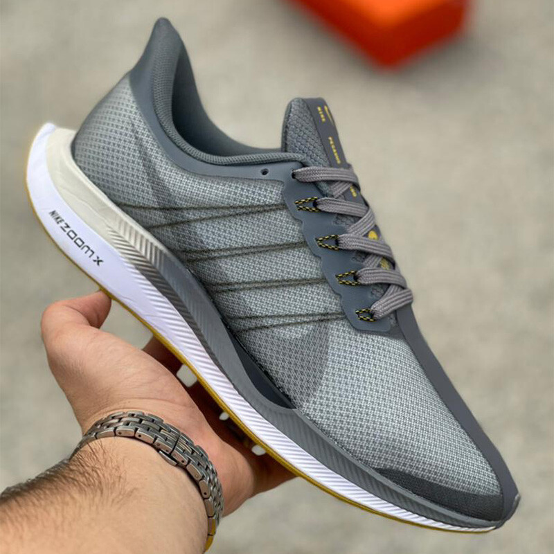 کتانی نایک زوم ایکس مردانه Nike Zoom Pegasus 35 Turbo طوسی