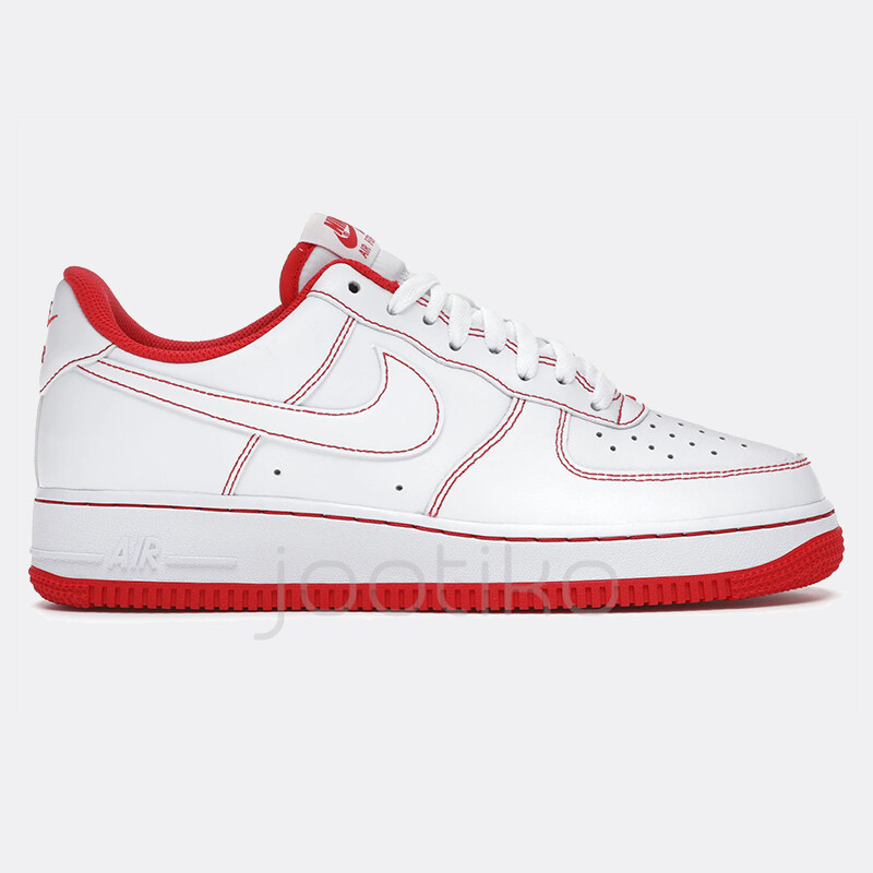نایک ایرفورس وان Nike Air Force 1 '07 White University Red