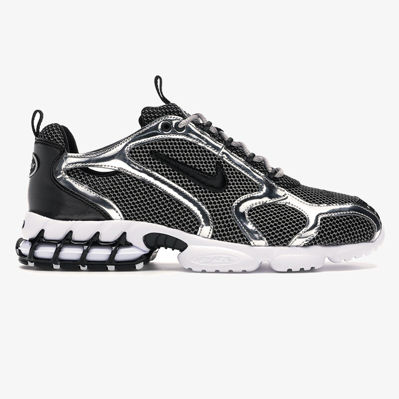 نایک ایر زوم اسپیریدون استوسی Nike Air Zoom Spiridon Cage 2 Stussy Pure Platinum