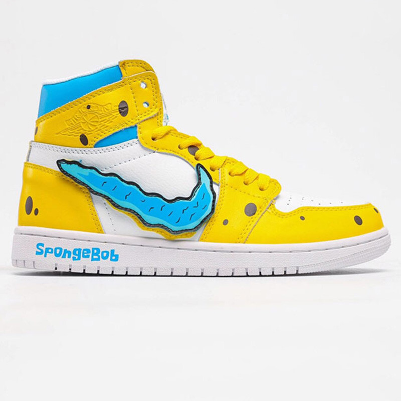 نایک ایر جردن وان باب اسفنجی NIKE AIR JORDAN 1 SpongeBob