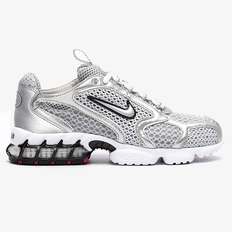 نایک ایر زوم اسپیریدون استوسی Nike Air Zoom Spiridon Cage 2 Stussy Pure Platinum
