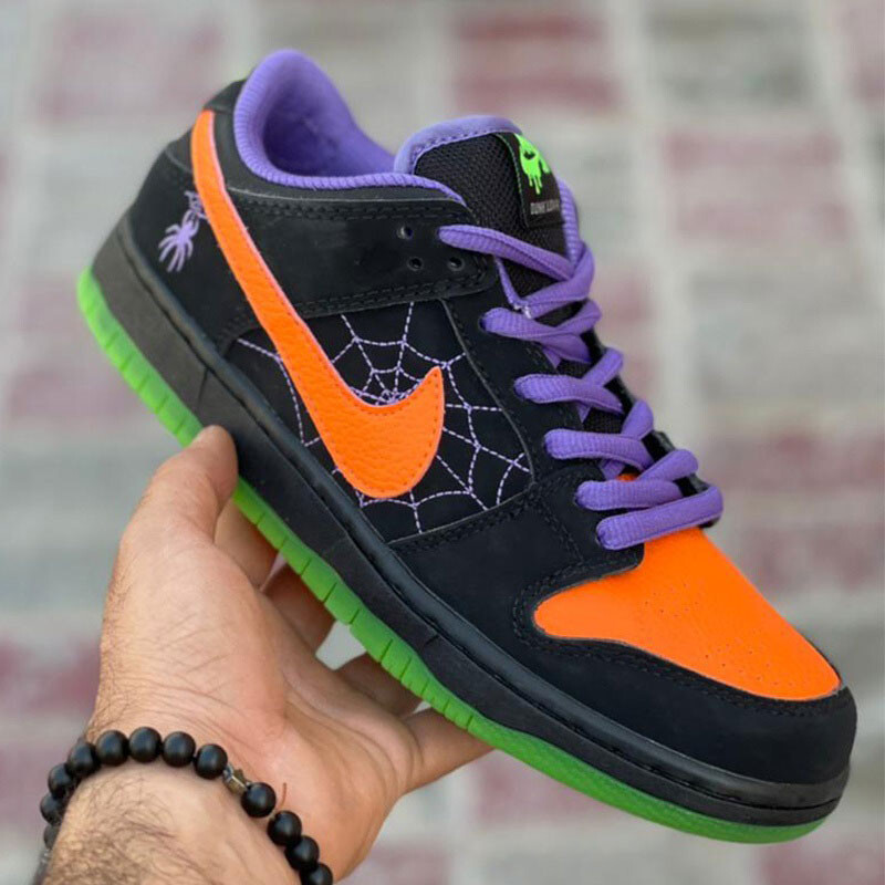 نایک اس بی دانک Nike SB Dunk Low Night of Mischief Halloween