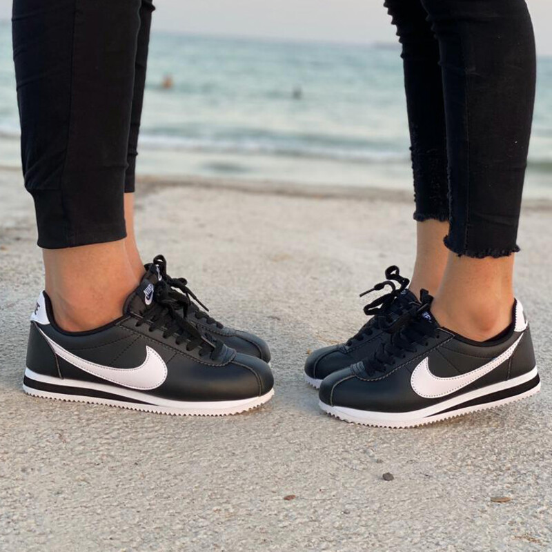 کتانی نایک کورتز مشکی Nike Cortez Basic