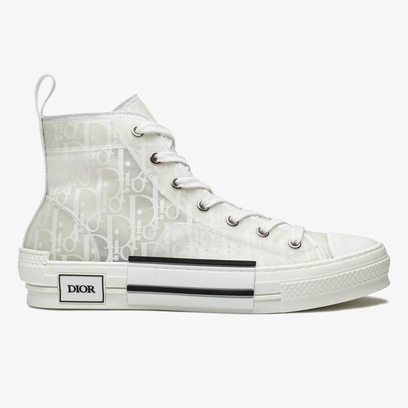 دیور ساقدار آبلیک سفید Dior Oblique High