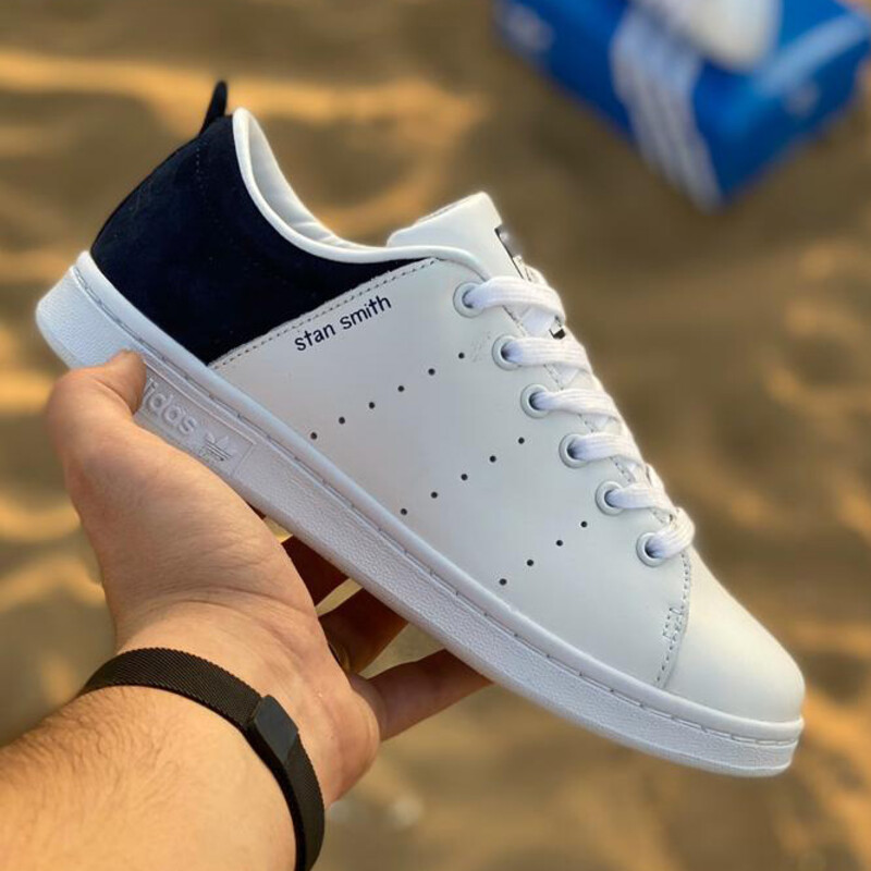 آدیداس استن اسمیت سفید – مشکی STAN SMITH زنانه