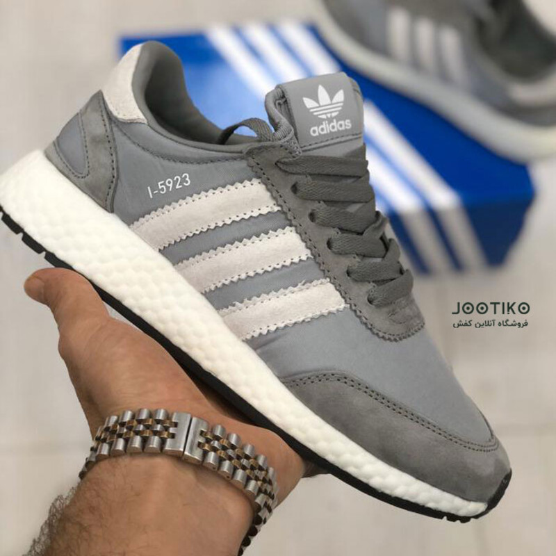 کتانی راحتی آدیداس Adidas I-5923 طوسی (مردانه / زنانه)